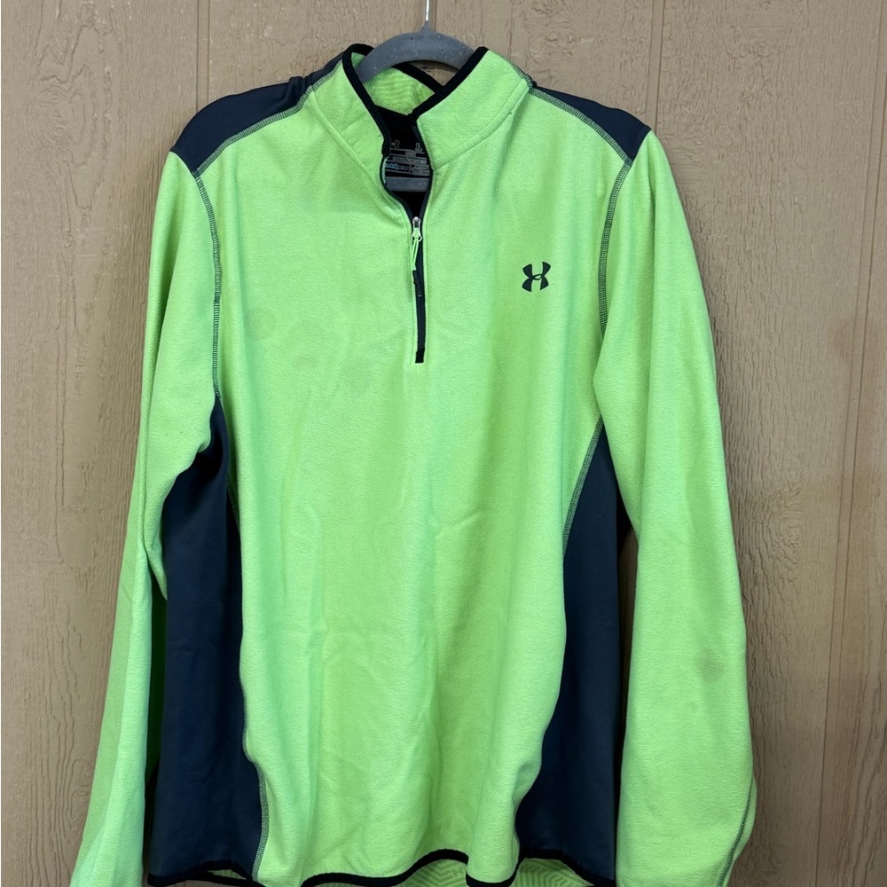 Under Armour Men's Neon Green and Black Jacket